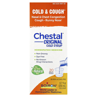 Boiron, Chestal, Jarabe para la tos, 200 ml (6,7 oz. líq.)