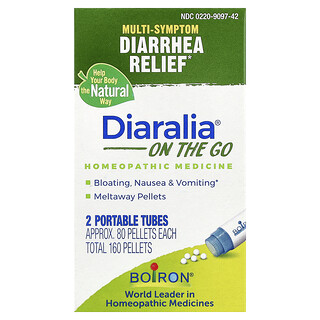 Boiron（ボイロン）, Diaralia（ダイアラリア）オン ザ ゴー、ポータブルチューブ2本、各ペレット約80粒