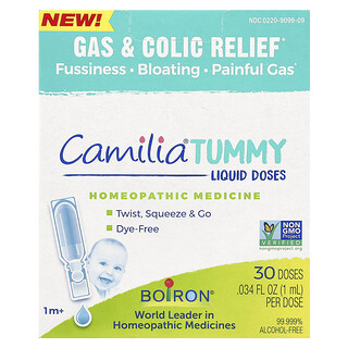 بوارون‏, Camilia Tummy، جرعات سائلة، من شهر واحد فأكبر، 30 جرعة، 0.34 أونصة سائلة (1 مل) لكل جرعة