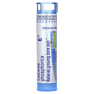 Boiron, Calcarea Phosphorica 6C, Alivio del dolor del crecimiento, 80 gránulos