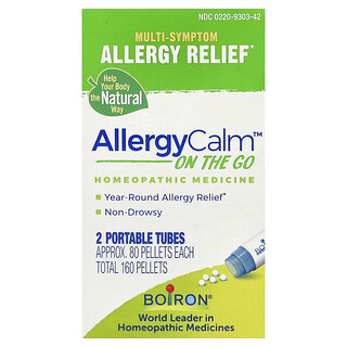 Boiron, AllergyCalm On The Go，2 根便携管，每根 80 粒