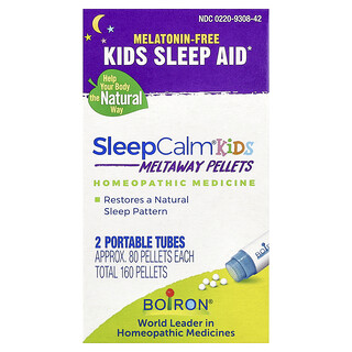 Boiron, SleepCalm® Kids, 2 Taşınabilir Tüp, Her Biri 80 Pellet