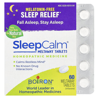 Boiron, SleepCalm®（スリープカーム）、無香料、溶けるタブレット60粒