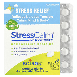 Boiron, StressCalm®, 무맛, 녹는 정제 60정