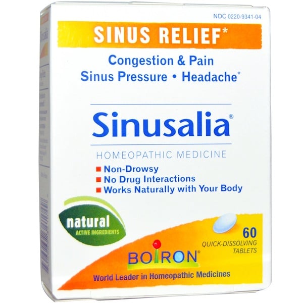 Boiron, Sinusalia 60 быстрорастворимых таблеток
