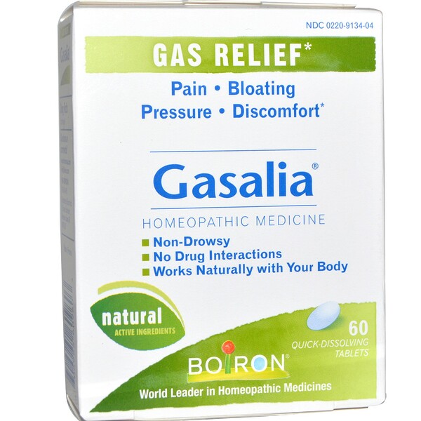 Boiron, Gasalia, Gas Relief, 60 QuickDissolving Tablets iHerb