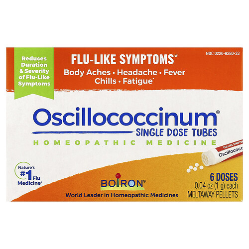Boiron, Oscillococcinum, 6 Dosierungen, je 0,04 oz (1.18 g)