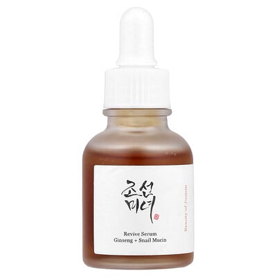 Product Image for Beauty of Joseon, Revive Serum, Ginseng + Snail Mucin, 1.01 fl oz (30 ml)