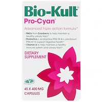 Pro-Cyan, Продвинутая формула тройного действия, 400 мг, 45 капсул - изображение