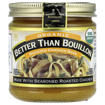 Better Than Bouillon, Base de pollo asado orgánico`` 227 g (8 oz)