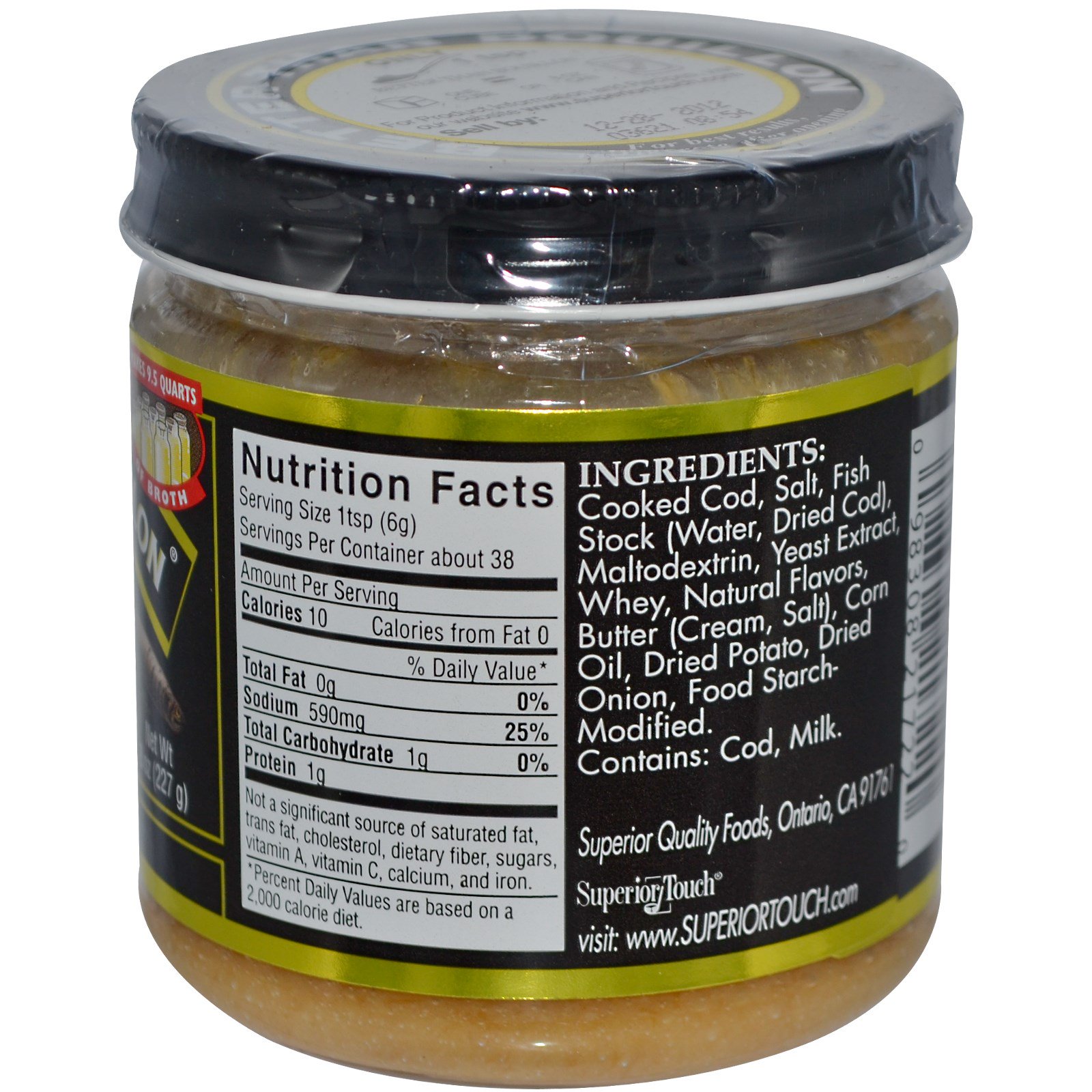 Better Than Bouillon, Superior Touch, Fish Base, 8 oz (227 g) iHerb