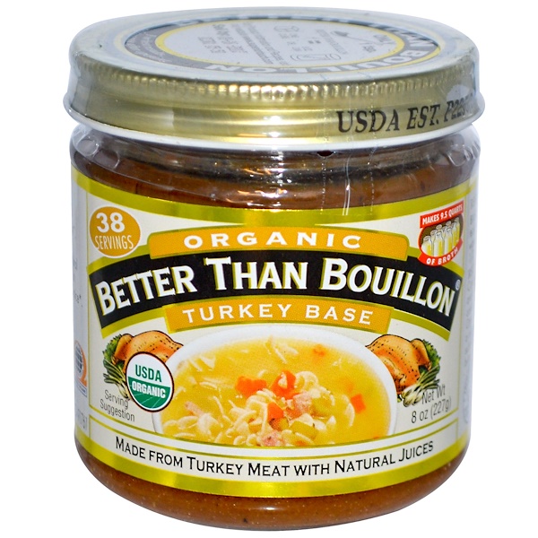 Better Than Bouillon, Organic Turkey Base, 8 oz (227 g) (Discontinued Item) 