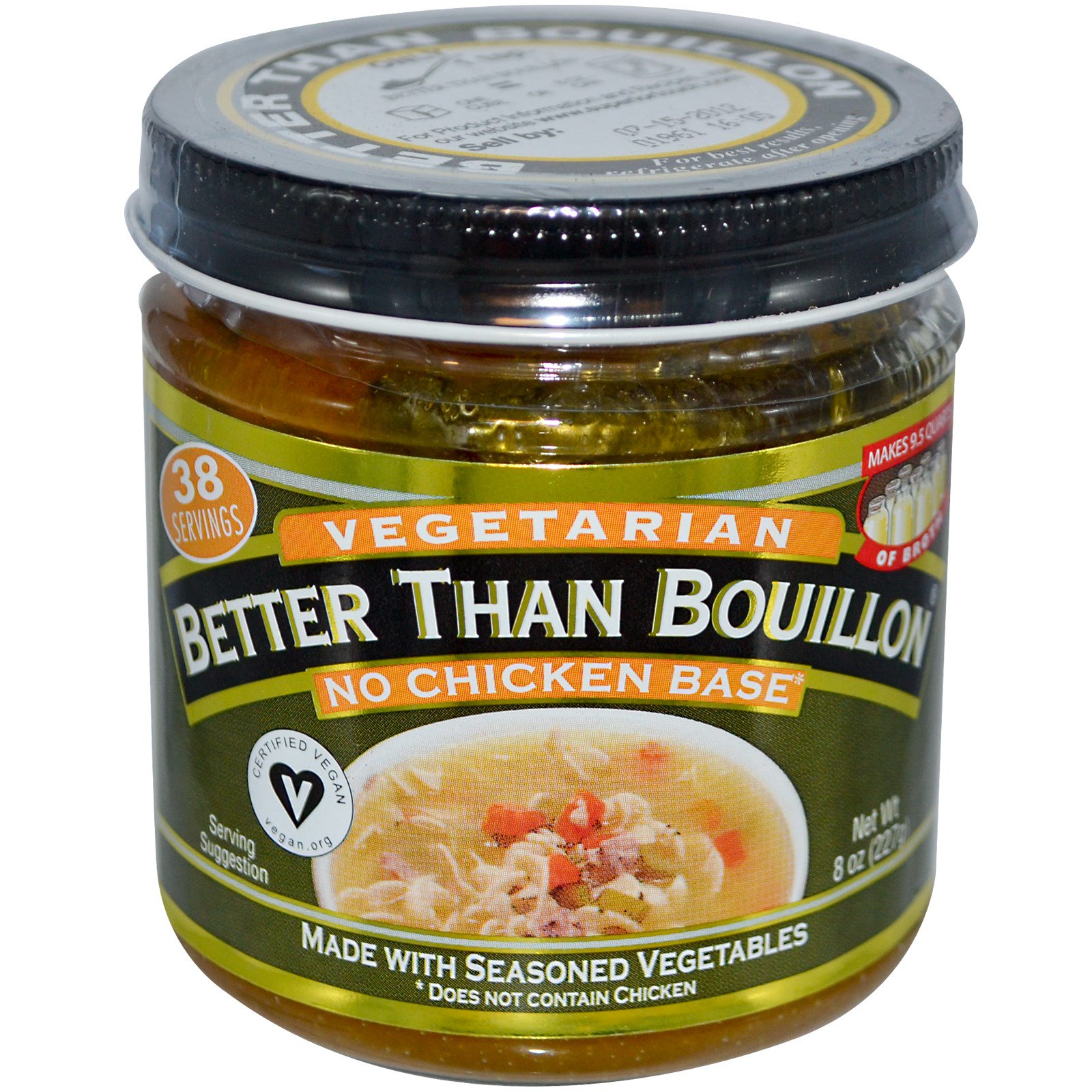 Better Than Bouillon, Vegetarian, No Chicken Base, 8 oz (227 g) - iHerb