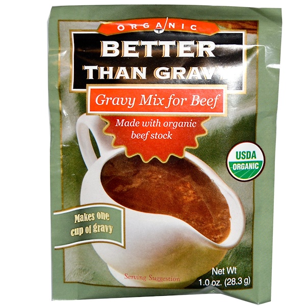 Better Than Bouillon, Organic Gravy Mix for Beef, 1.0 oz (28.3 g) (Discontinued Item) 