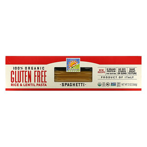 Бионатурае, 100% Organic Gluten Free Rice & Lentil Pasta, Spaghetti, 12 oz (340 g) отзывы покупателей