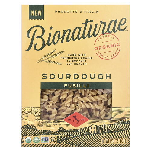 Bionaturae Sourdough Fusilli, 12 oz (.75 lb) 340 g
