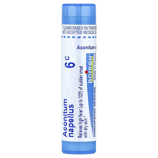 Boiron, Aconitum Napellus, 6C, Soulagement de la fièvre, Environ 80 granules
