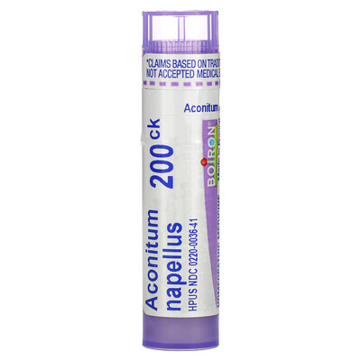 

Boiron Single Remedies Aconitum Napellus 200 CK Approx 80 Pellets