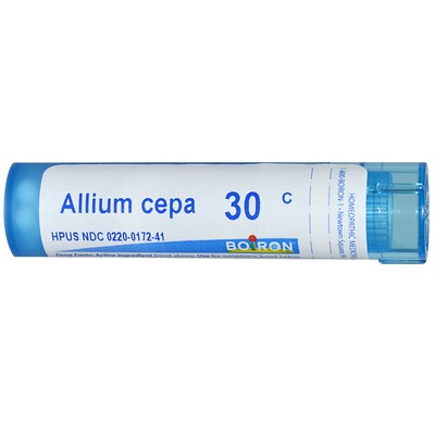 

Boiron, Single Remedies Лук репчатый (Allium cepa), 30C, примерно 80 драже