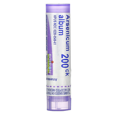 

Boiron, Single Remedies Арсеникум альбум, 200CK, прибл. 80 гранул