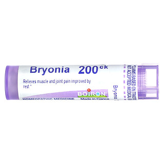 Boiron, 브리오니아, 200CK, 근육 및 관절 통증 완화, 펠릿 약 80개