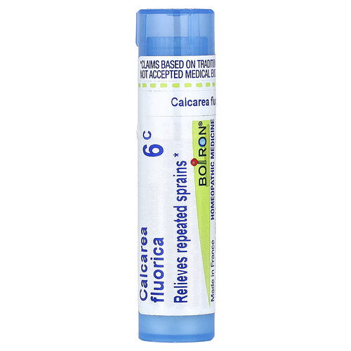 Boiron, Calcarea Fluorica, 6C, Sprain Relief, Approx. 80 Pellets