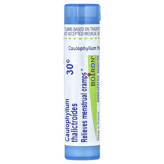Boiron, Caulophyllum Thalictroides, 30C, Cramp Relief, Approx. 80 Pellets