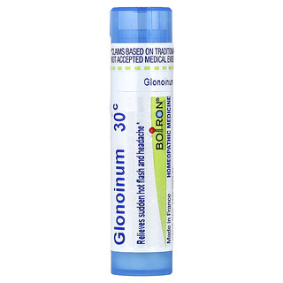 Boiron, Glonoinum, 30C, Menopause Relief, Approx. 80 Pellets
