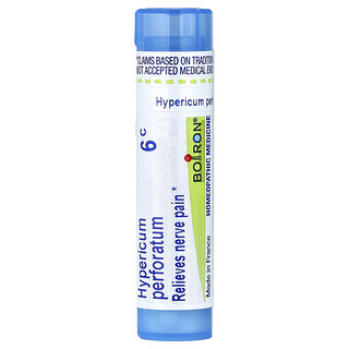 Boiron, Hypericum perforatum, 6C, Alivio del dolor nervioso, Aprox. 80 gránulos