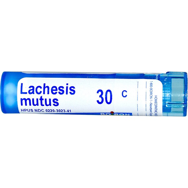 Boiron, Single Remedies, Lachesis Mutus, 30C, Approx 80 Pellets iHerb