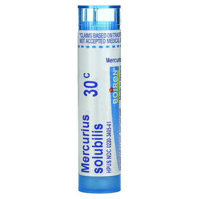 

Boiron Single Remedies Mercurius Solubilis 30C Approx 80 Pellets