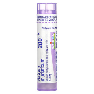 Boiron, Natrum Muriaticum, 200CK, Allergieverlichting, ca. 80 pellets