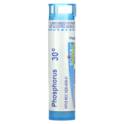 

Boiron, Single Remedies, Phosphorus, 30C, Approx 80 Pellets