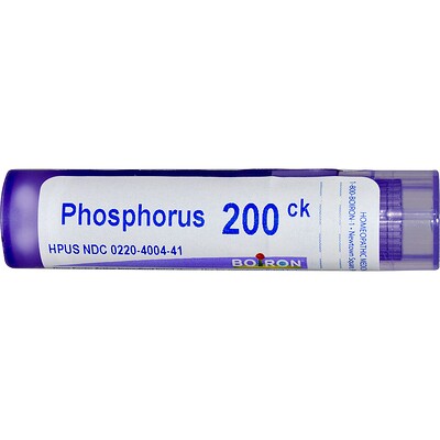 

Boiron, Single Remedies Фосфор, 200CK, прибл. 80 гранул