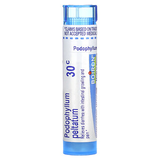 Boiron, Pomophylle peltatum, 30C, Soulagement de la diarrhée, Environ 80 granules