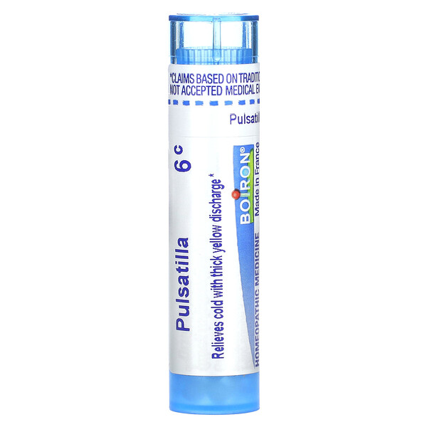 Boiron Pulsatilla, 6C, Cold Relief, Approx 80 Pellets