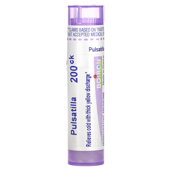 Boiron Pulsatilla, 200CK, Cold Relief, Approx 80 Pellets