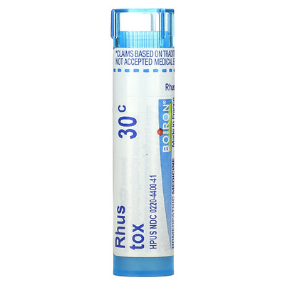 

Boiron, Single Remedies Сумах ядовитый (Rhus Toxicodendron), 30C, 80 гранул