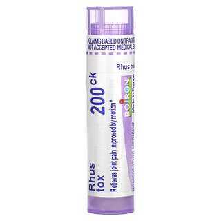 Boiron, Rhus Tox, 200CK, обезболивающее, прибл. 80 гранул