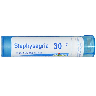 

Boiron, Single Remedies Стафизагрия, 30С, 80 драже