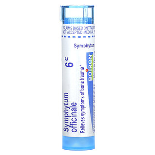 Boiron, Symphytum officinale, 6C, Alivio del dolor óseo, 80 gránulos aprox.