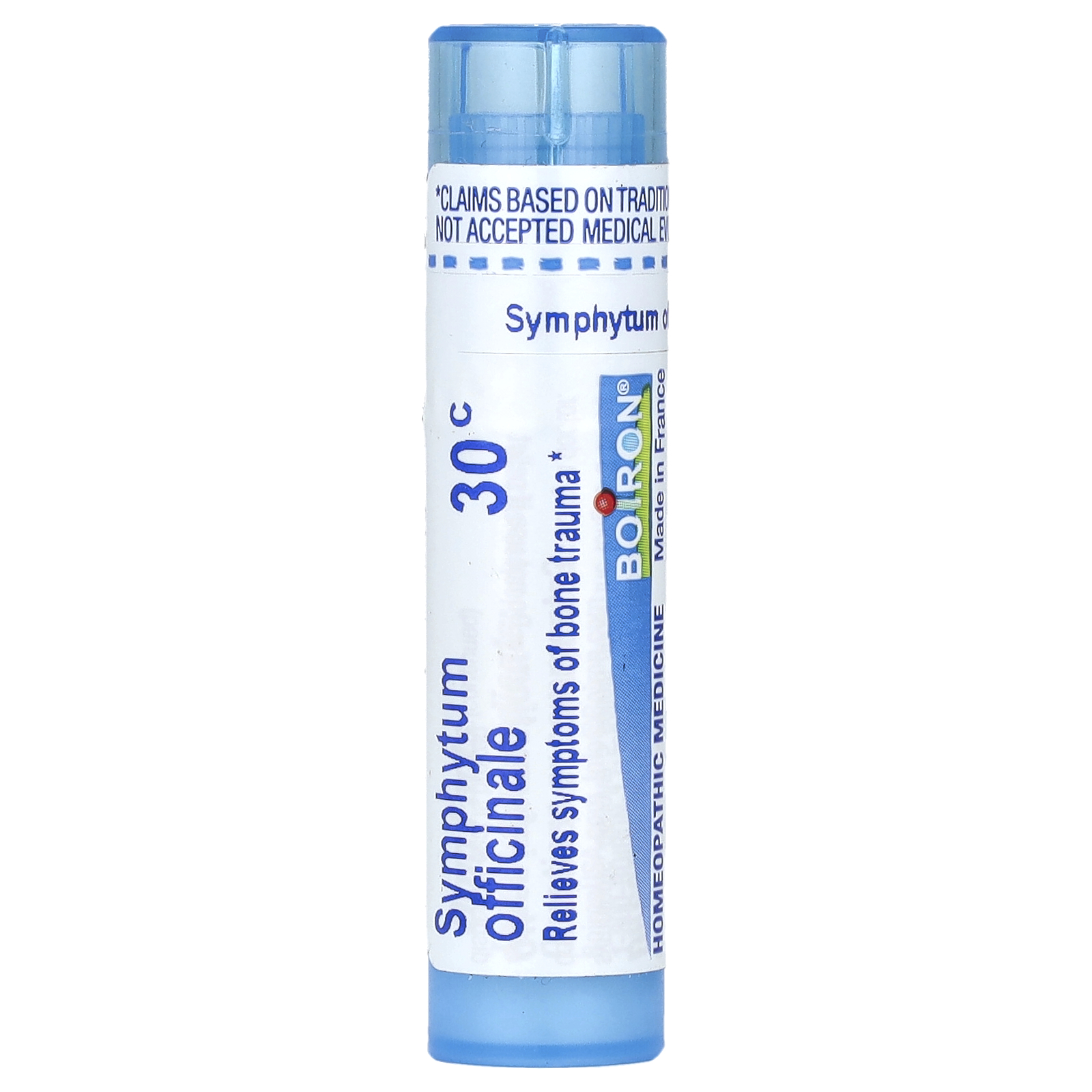 Boiron (보이론), Symphytum officinale, 30C, 뼈 통증 완화, 펠릿 약 80개