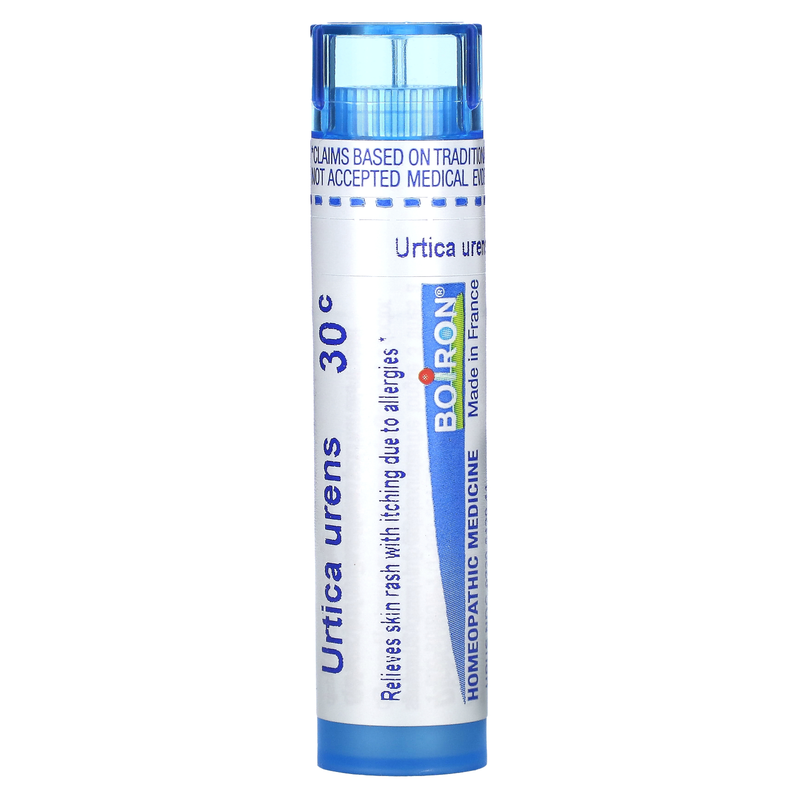 Boiron (보이론), UrticaUrens, 30C, 피부 발진 완화, 펠릿 약 80개