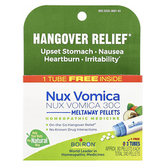 Nux Vomica, 30C, 3 Tubes, Approx 80 Pellets Each