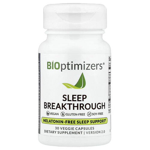 BIOptimizers, Sleep Breakthrough, Schlafdurchbruch, 30 vegetarische Kapseln