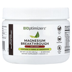 Magnesium Breakthrough, гірка вишня, 100,8 г (3,56 унції)
