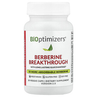 BIOptimizers, Berberine Breakthrough, 30 Veggie Caps