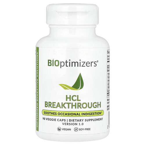 BIOptimizers, HCL Breakthrough, HCl-Durchbruch, 90 vegetarische Kapseln