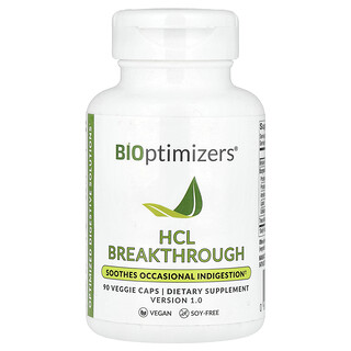 BIOptimizers, HCL Breakthrough, 90 Cápsulas Vegetais