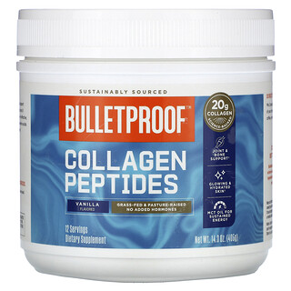 BulletProof, Peptidi di collagene, vaniglia, 405 g
